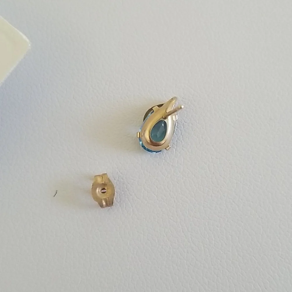 Blue Topaz Earrings